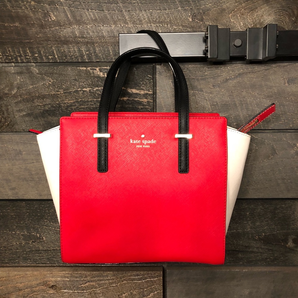 Red Kate Spade handbag